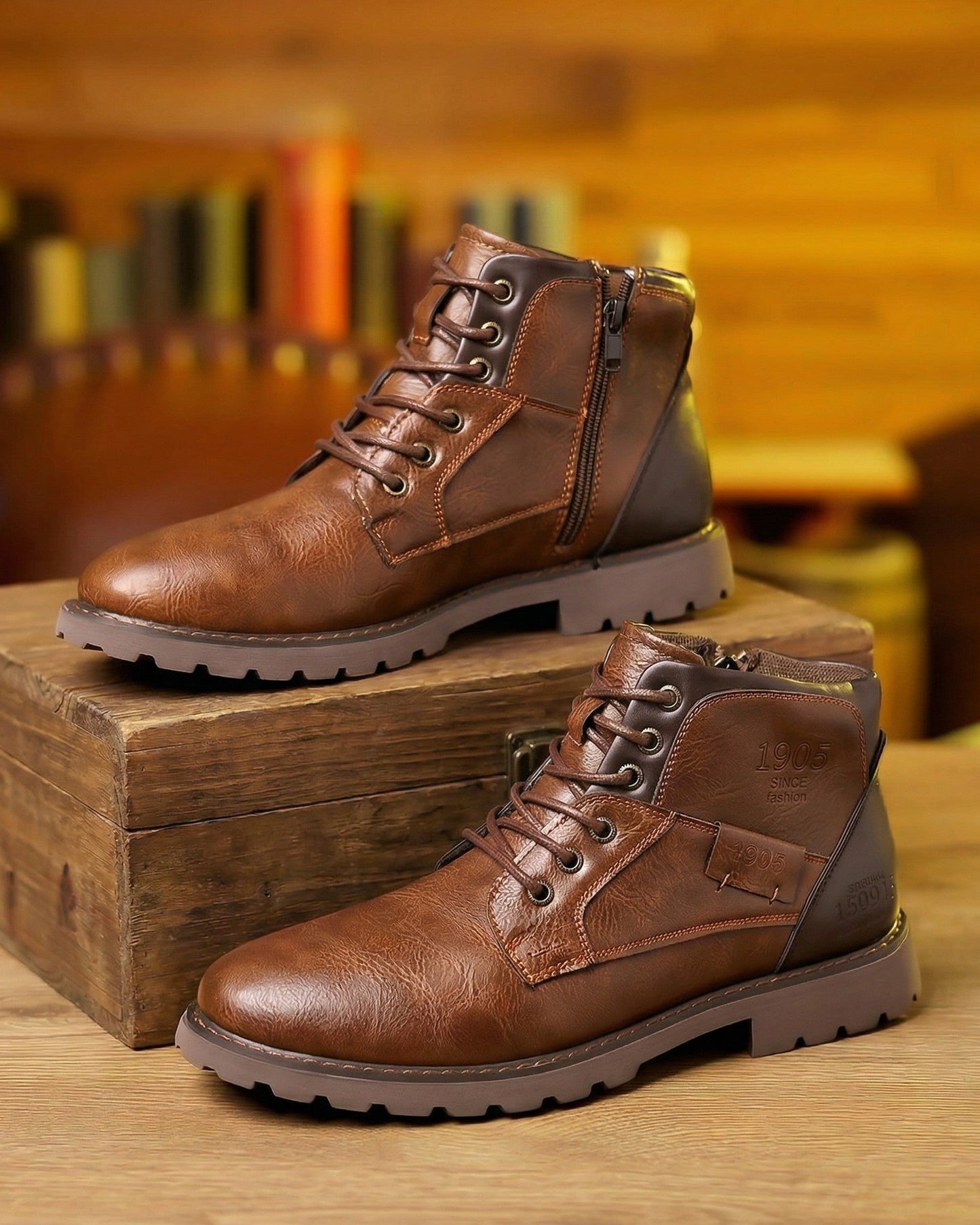 Ettore Leather Boots