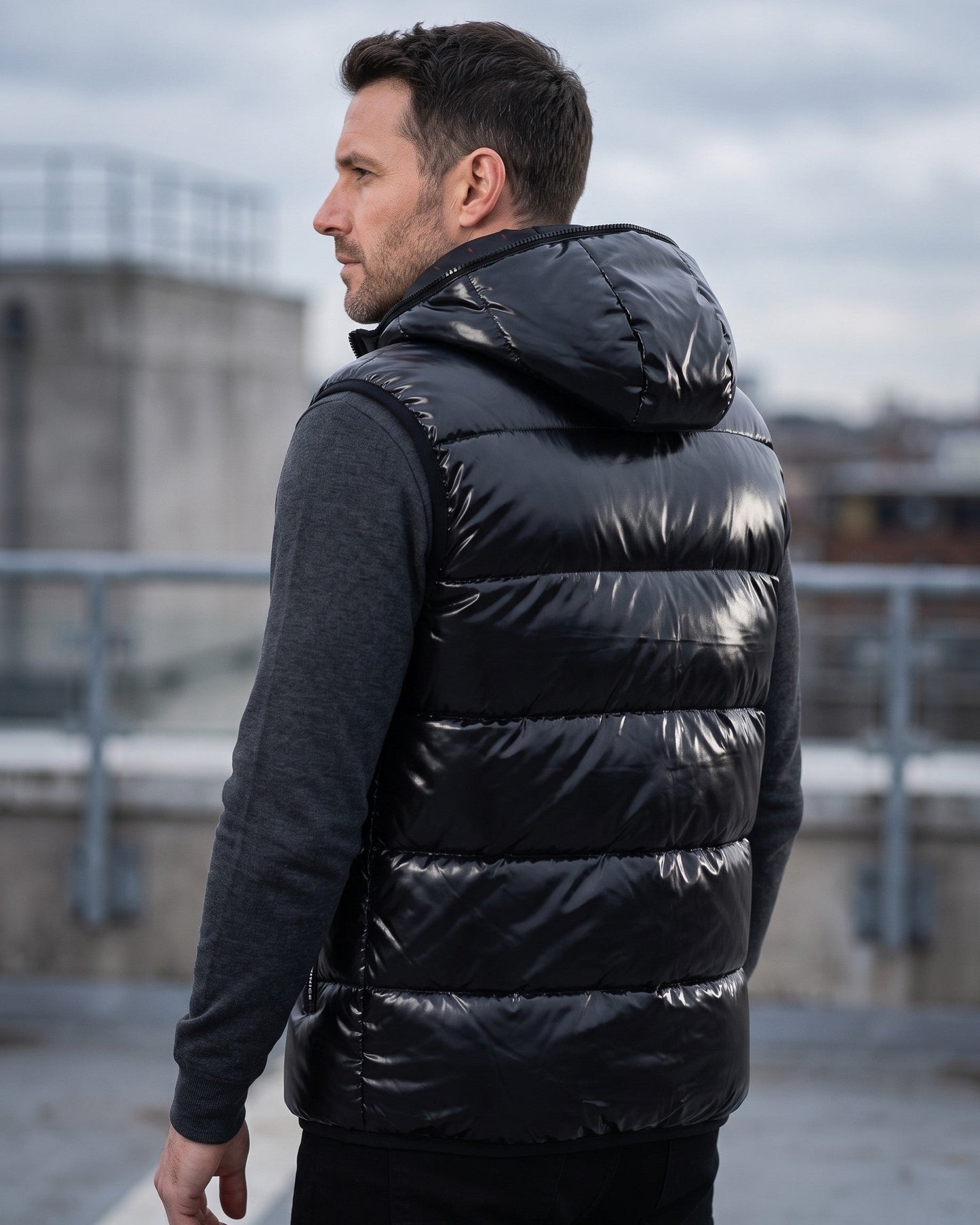 Simon Hooded Puffer Vest