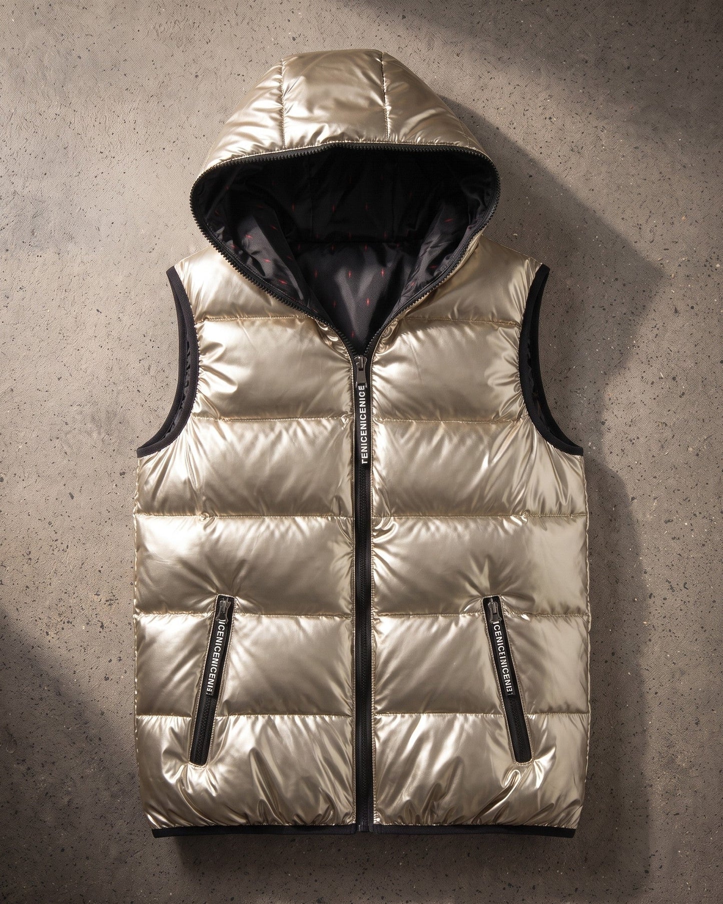 Simon Hooded Puffer Vest
